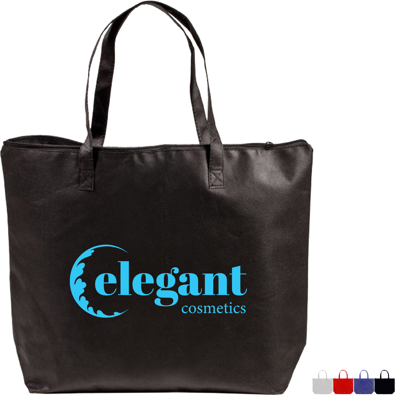 Product Photo 1 Colored Zippered Non Woven Tote Bag