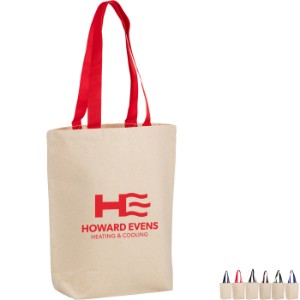 Cotton Tote Bag With Contrasting Web Handles - SB2644