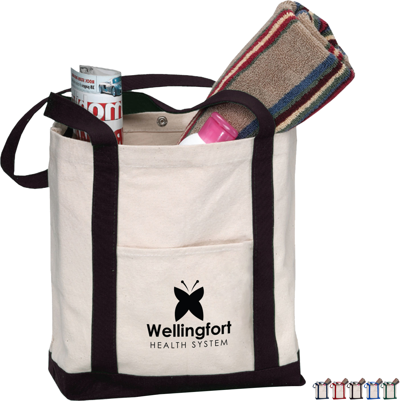 Product Photo 1 Cotton Two Tone Boat Bag