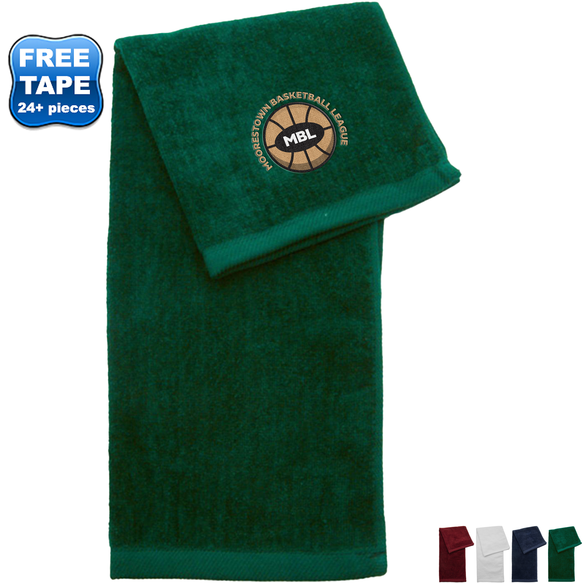 Product Photo 1 Cotton Terry Velour Sports Towel, 16" x 25"