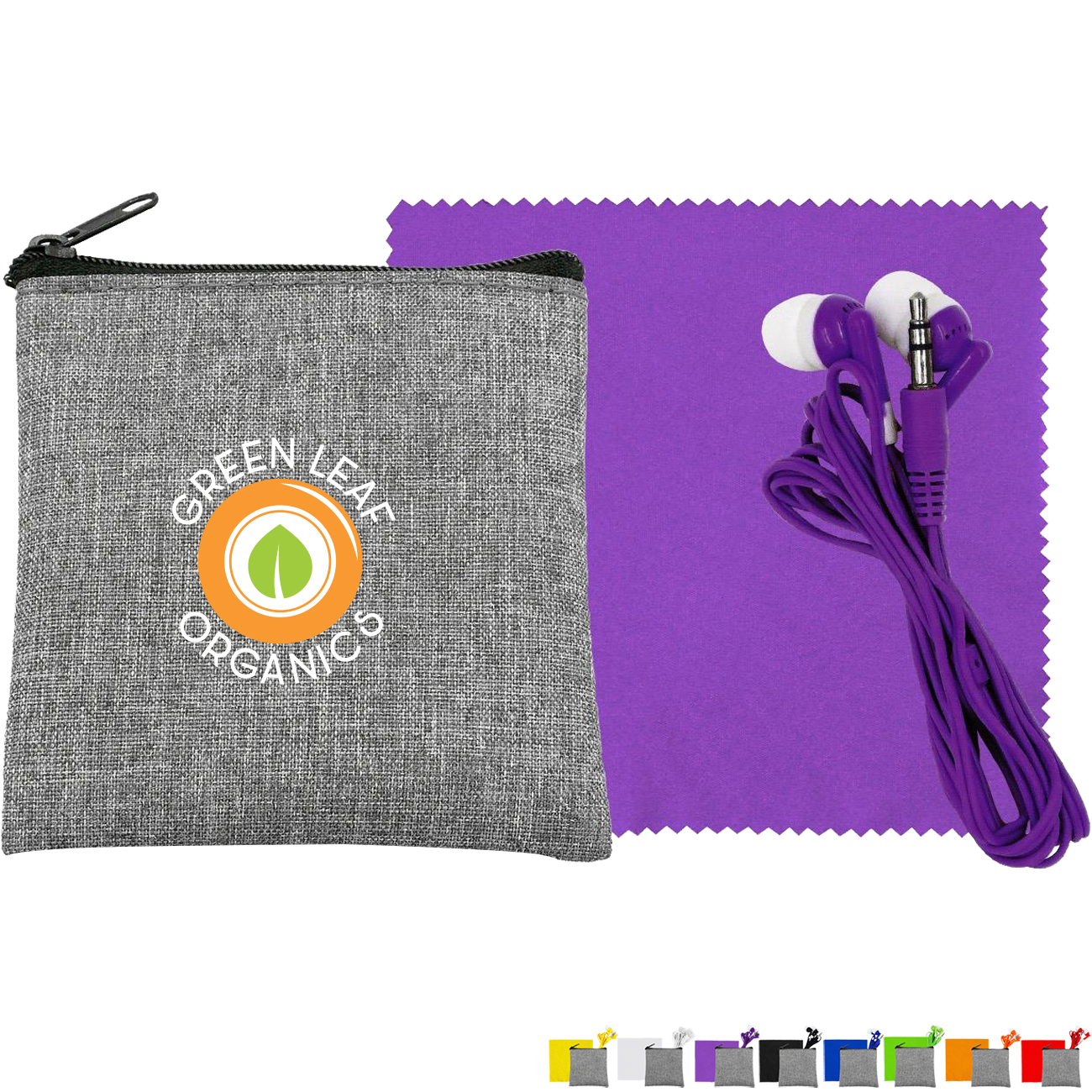 Product Photo 1 Recycled Ear Bud & Cloth Set