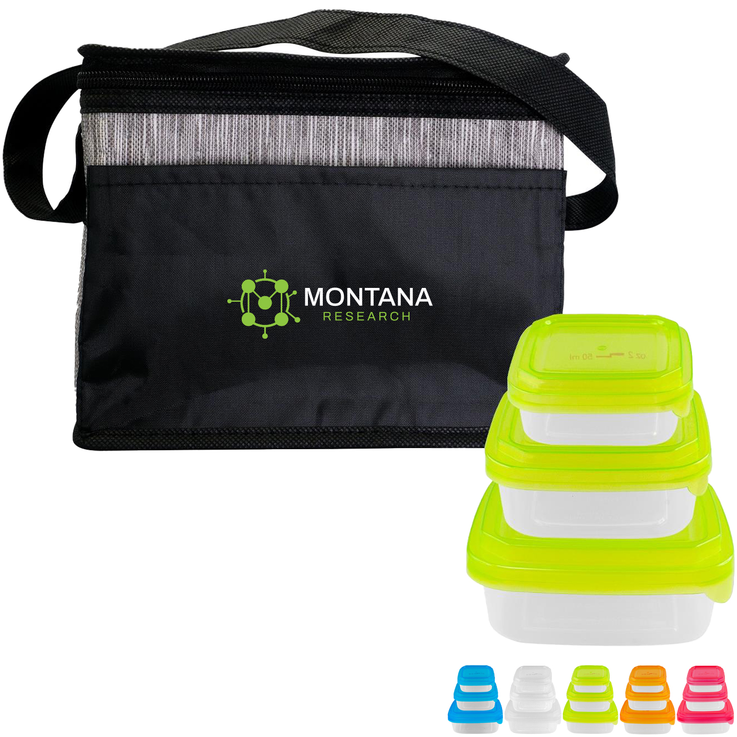 Product Photo 1 Black Graph Portion Control Lunch Set