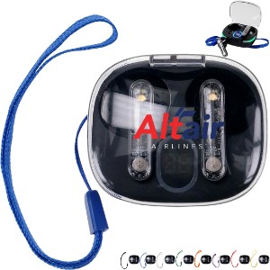 Light Up Display Lanyard Bluetooth Earbuds - AL8448