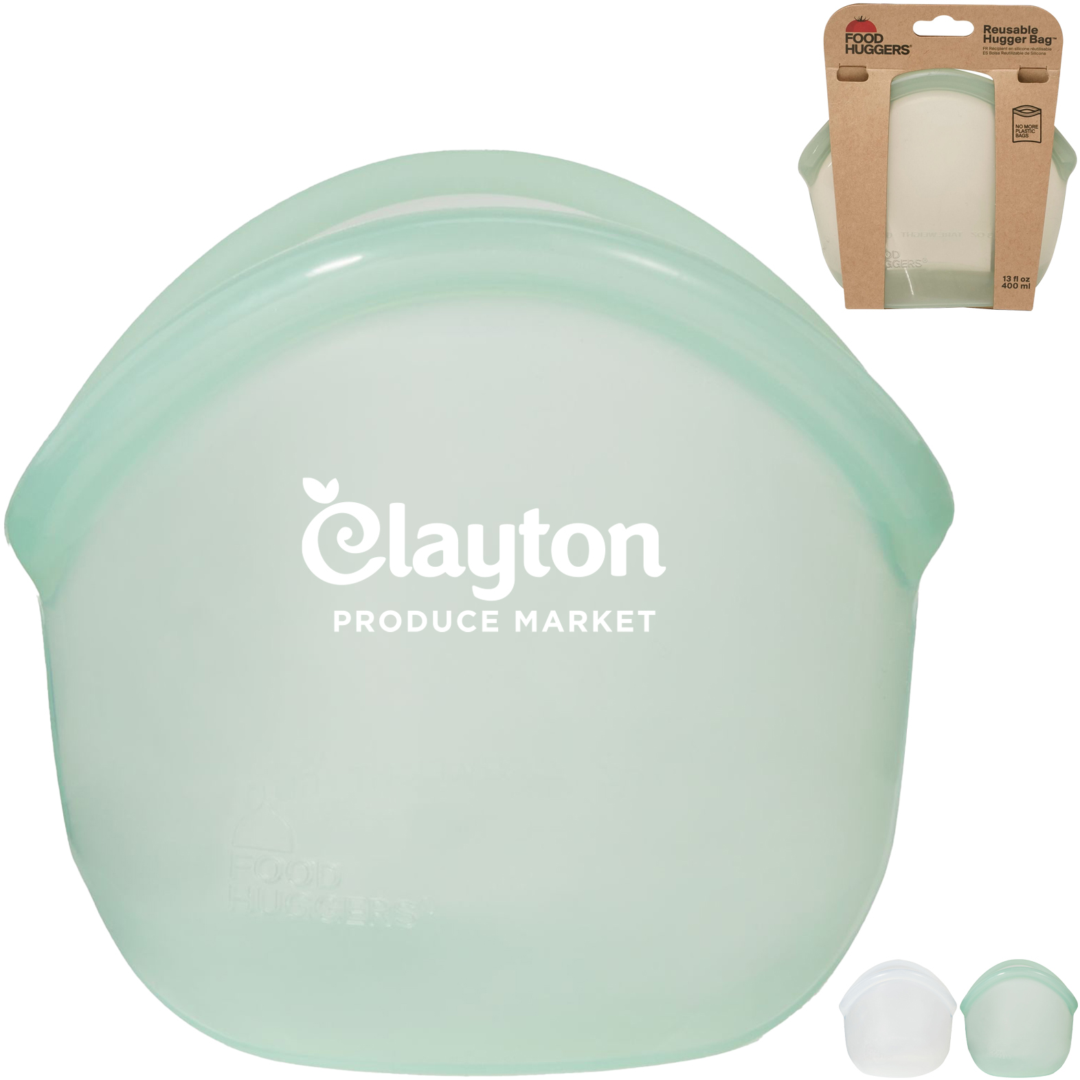 Product Photo 1 Food Huggers® Reusable Silicone Hugger Bag, 13oz.