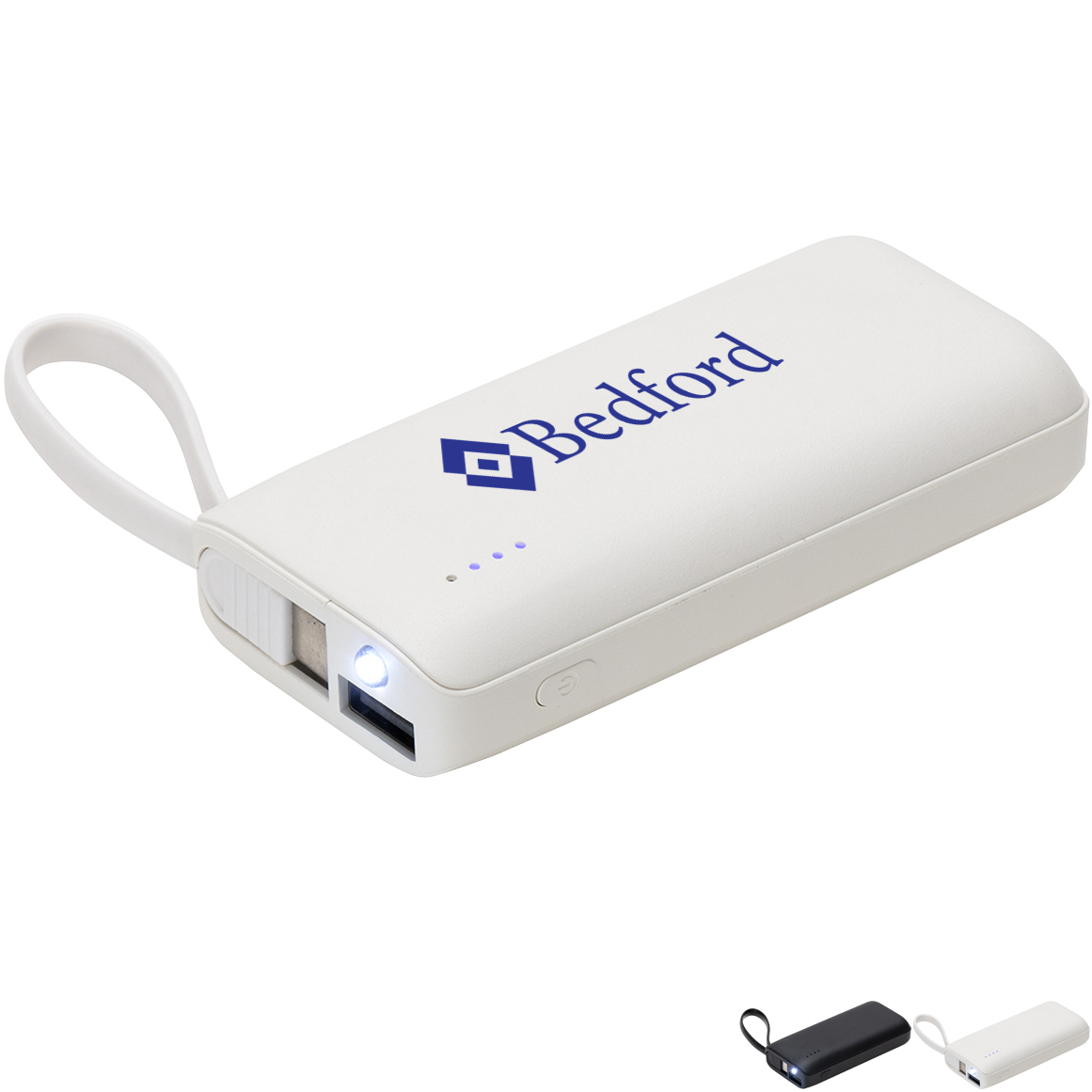 Product Photo 1 Chancellor Power Bank w/ USB-C Built-In Cable, 5000mAh