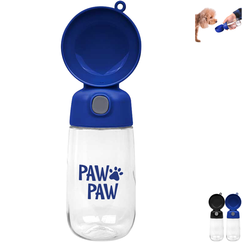 Product Photo 1 Pet Water Bottle with Bowl, 13 oz.