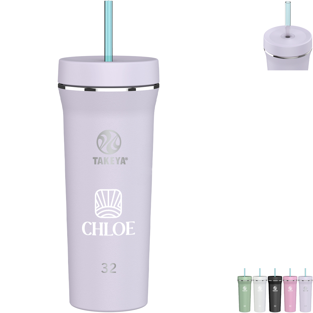 Product Photo 1 Takeya® Double Wall Insulated Straw Tumbler, 32oz.