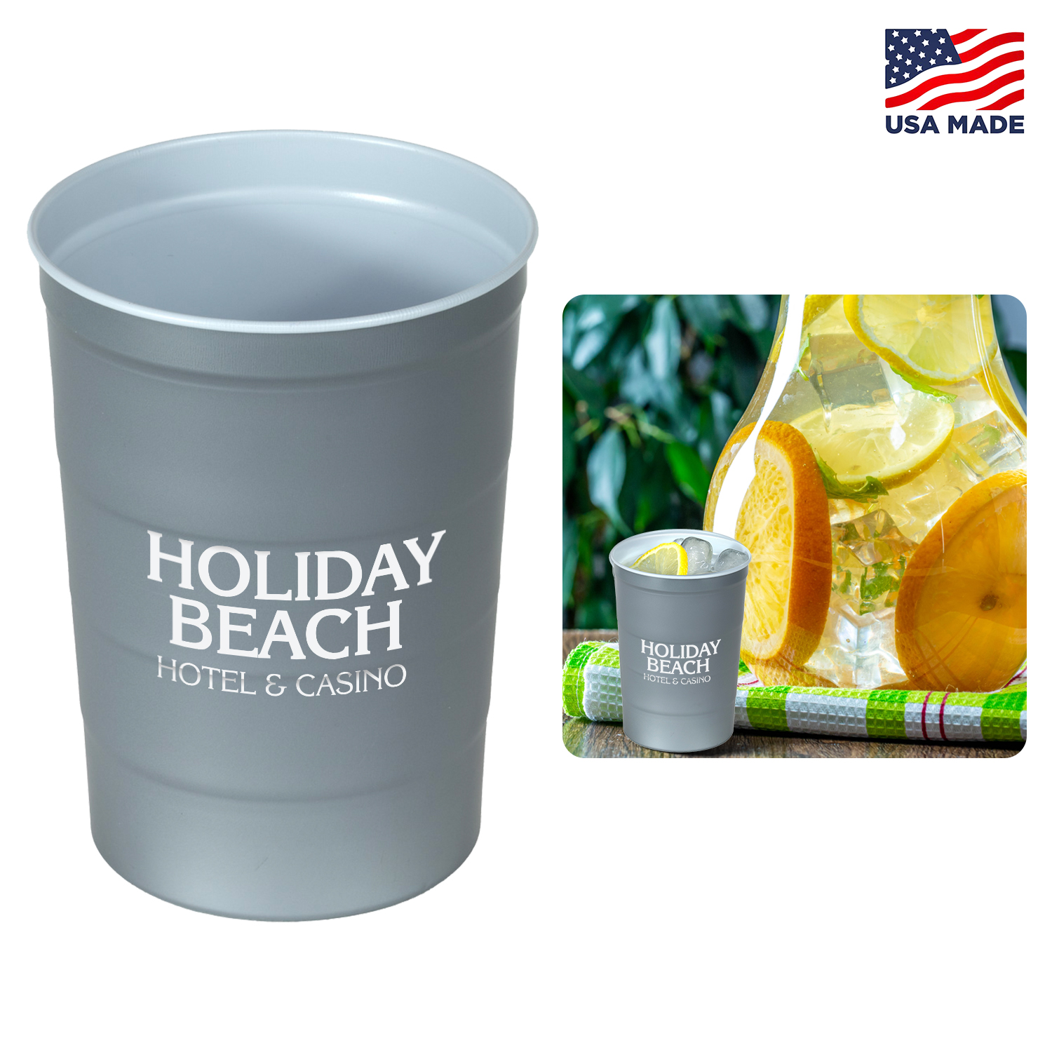 Product Photo 1 Metal Party Cup, 16oz.