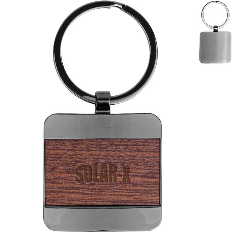 Product Photo 1 Bolton Square Wood Key Chain