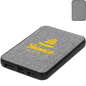 Manchester RPET Power Bank, 5000mAh - HH4363