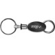 Gunmetal Elliptical Key Chain