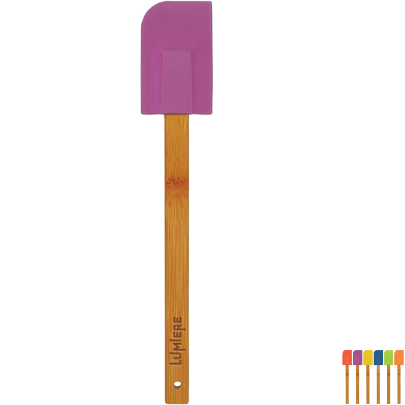 Product Photo 1 Silicone Spatula with Bamboo Handle, 11-3/4"