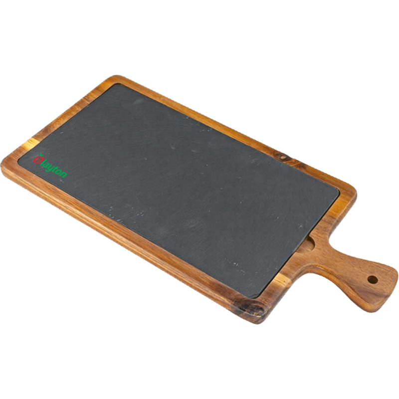 Product Photo 1 Large Flair Acacia Wood/Slate Cutting Board