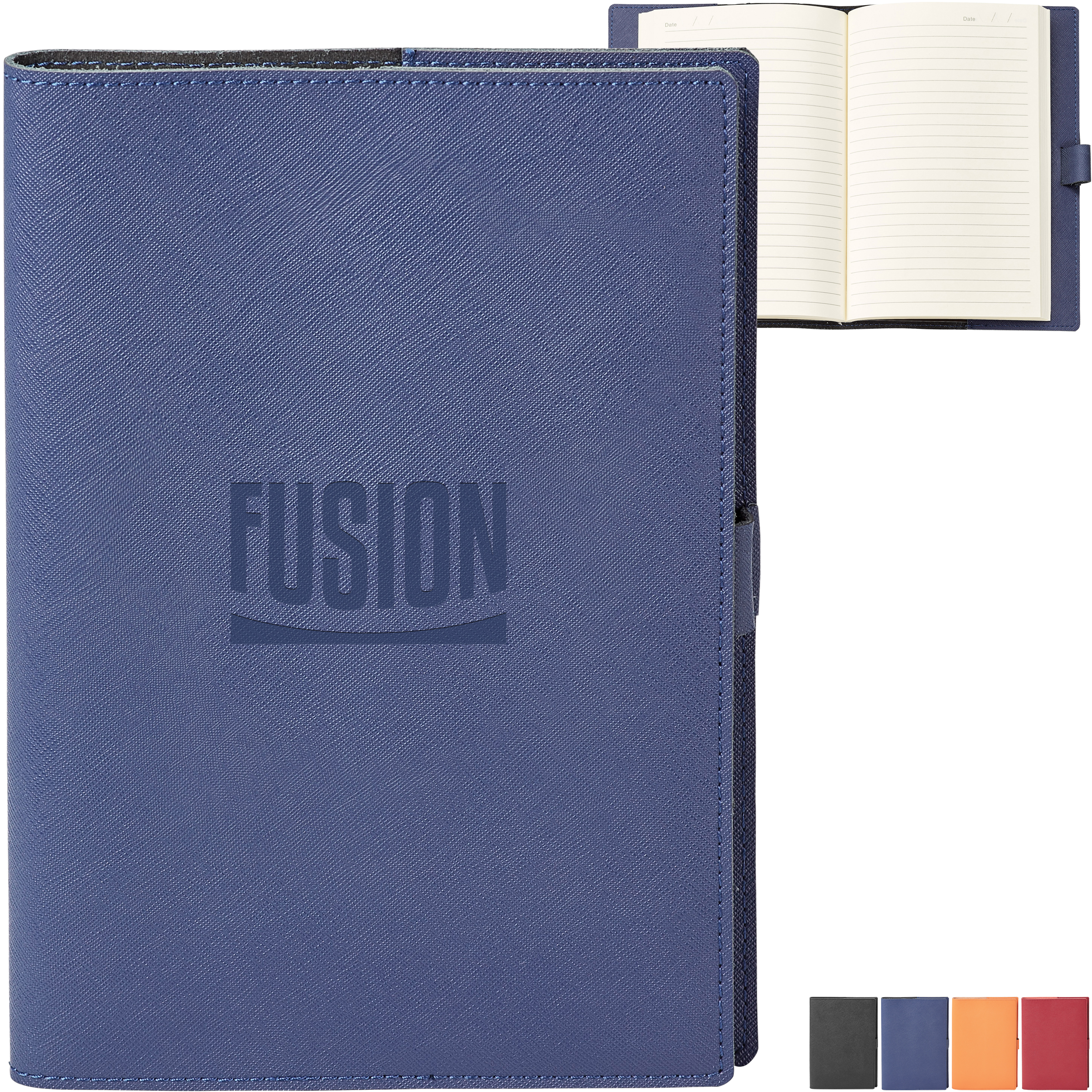 Product Photo 1 Toscano Genuine Leather Refillable Journal, 6-1/2" x 9-3/8"