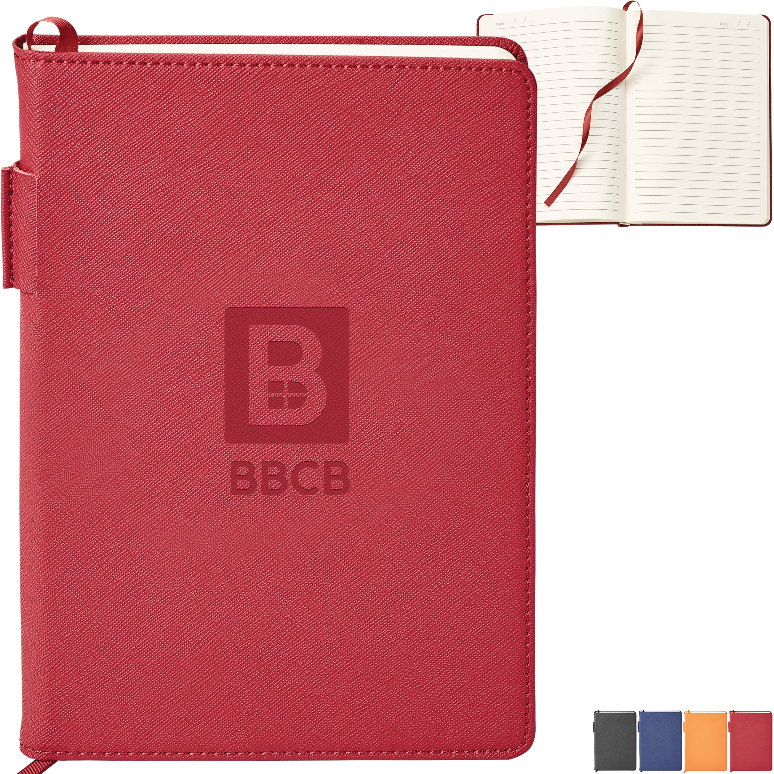 Product Photo 1 Toscano Genuine Leather Non-Refillable Journal, 6-1/8" x 8-1/4"