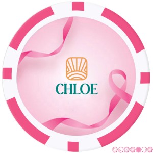 Breast Cancer Awareness Poker Chips - UL1209