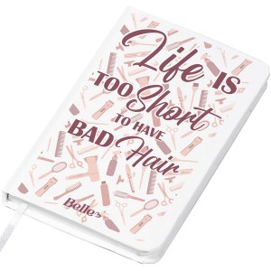 Hair Care Design Jotter with Cardboard Finish - UL1231