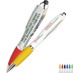 Squared iBasset Financial Design Twist Action Pen - UL1228
