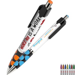 Squared Madeline Healthcare Design Retractable Pen - UL1234