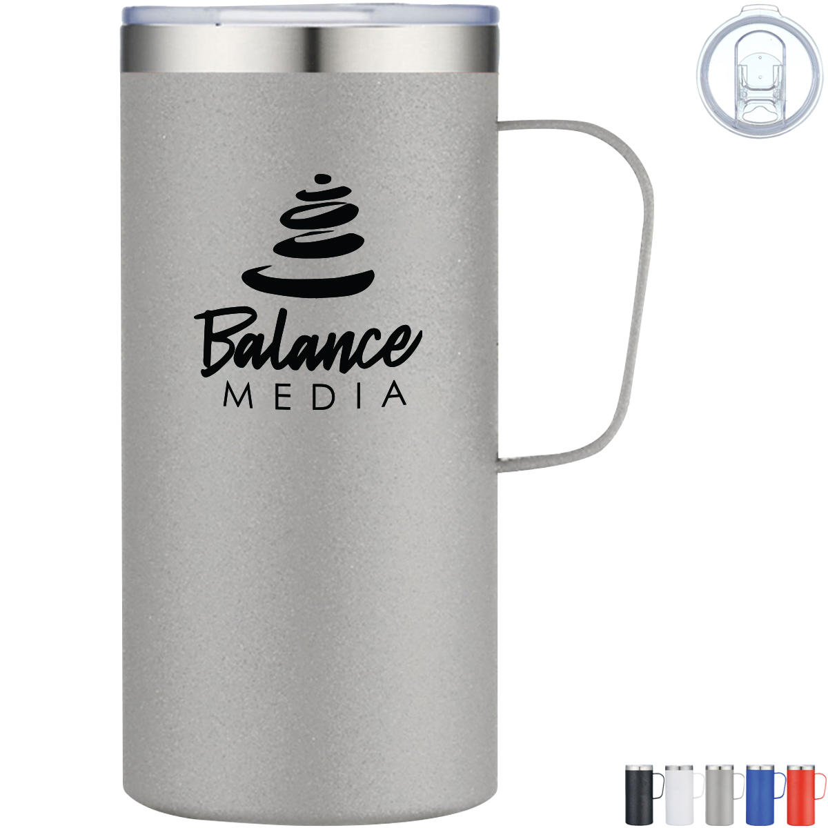 Product Photo 1 Chillmate  Double Wall Stainless Steel Mug, 24oz.