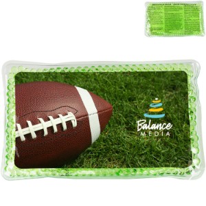 Football Rectangle Large Aqua Pearls™ Hot & Cold Pack - AR1579