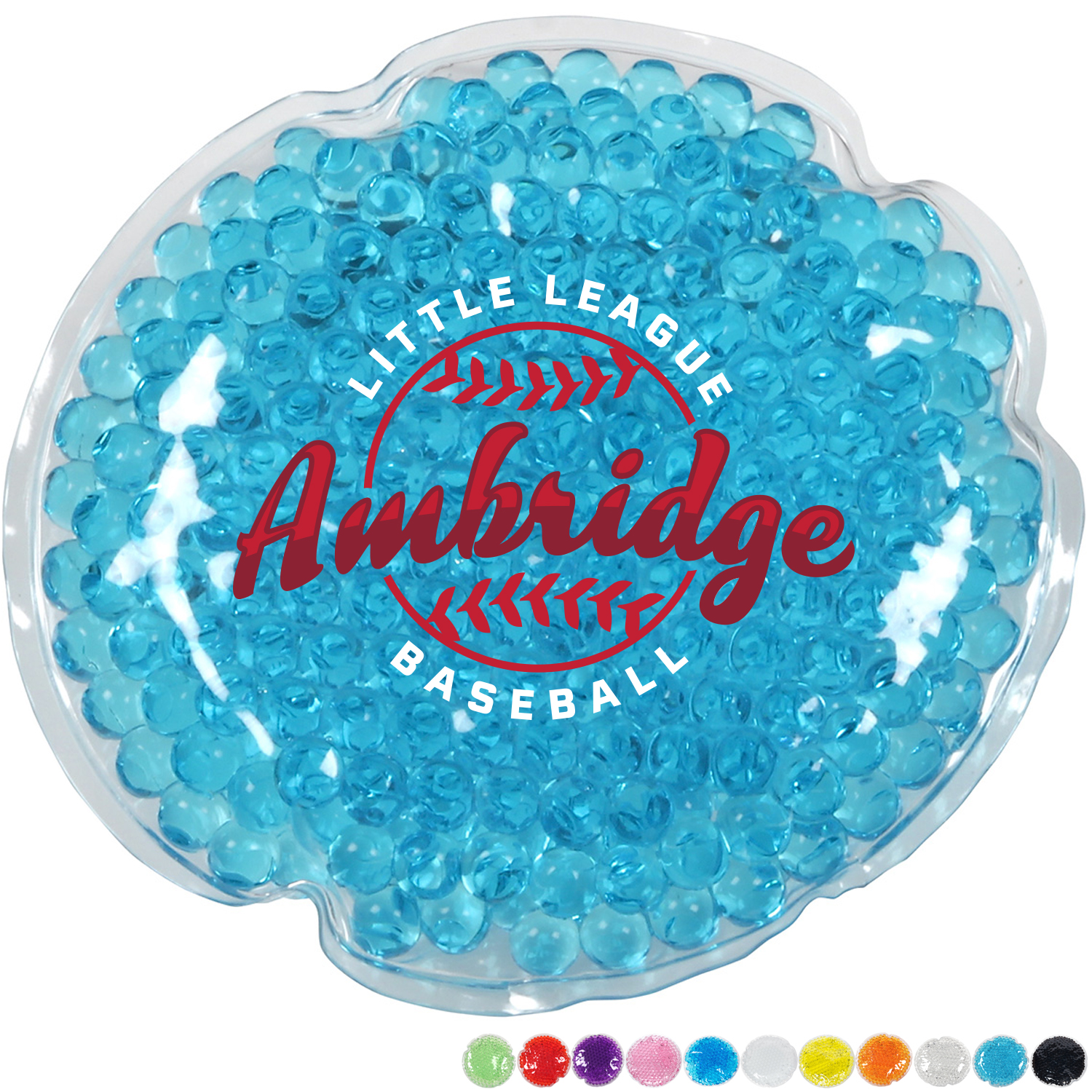 Product Photo 1 Round Aqua Pearls™ Full Color Hot & Cold Pack
