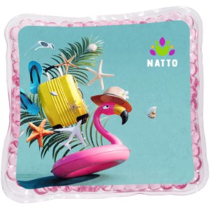 Pink Flamingo Tube Square Aqua Pearls™ Hot & Cold Pack - AR1591