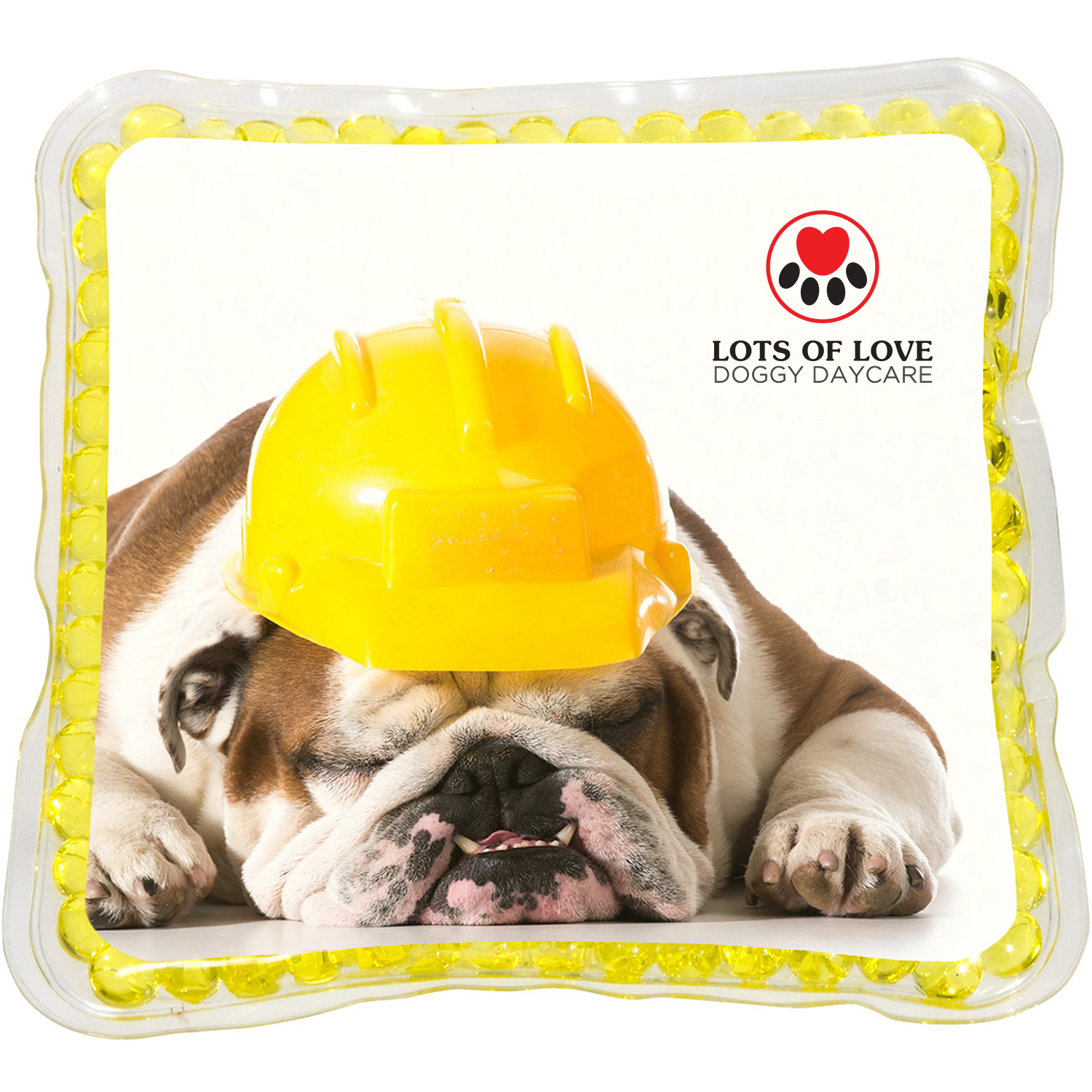 Product Photo 1 Napping Dog Square Aqua Pearls™ Hot & Cold Pack