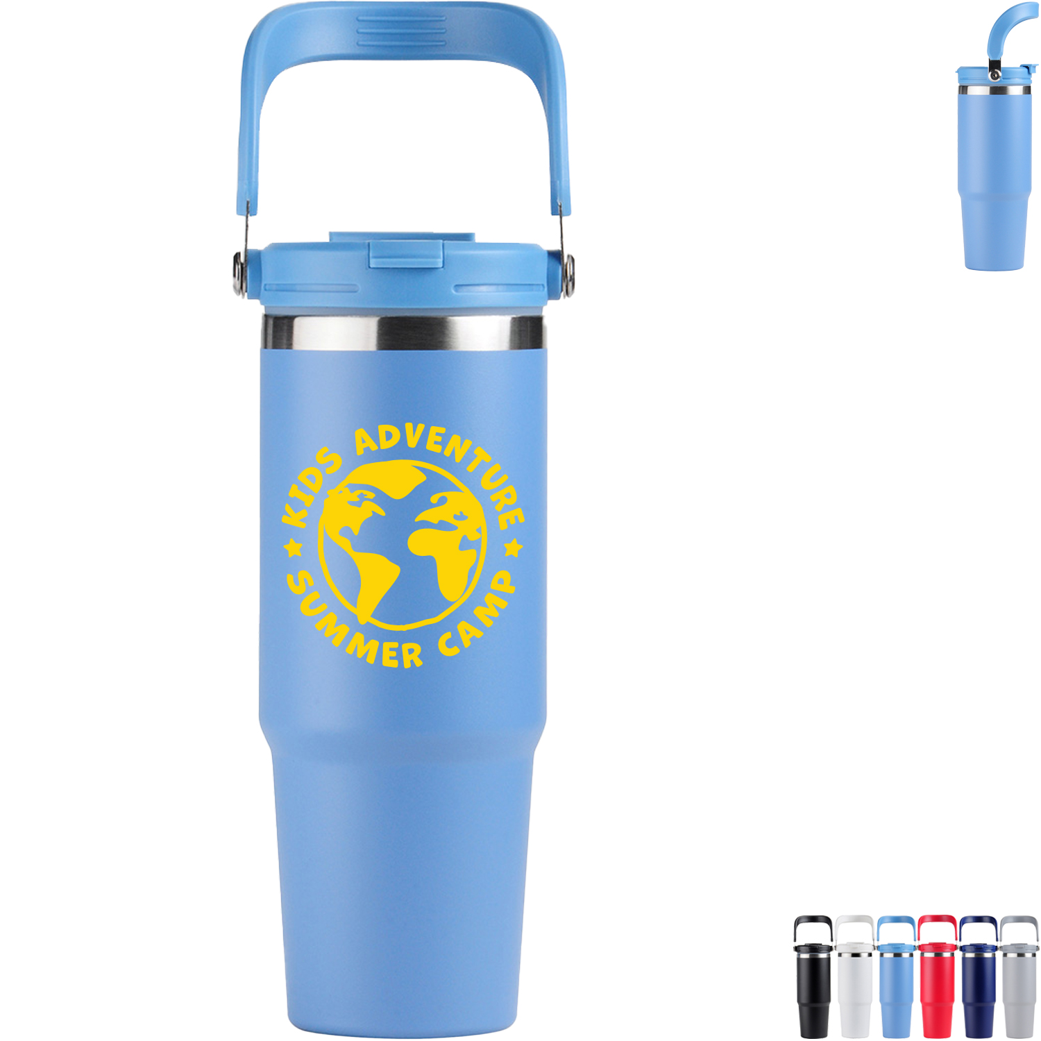 Product Photo 1 SENSO™ Venture DuoFlow Vacuum Insulated Stainless Steel Travel Bottle, 30oz.