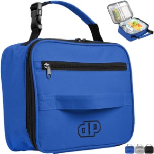 Dual Handle Polyester Lunch Bag - HT6451