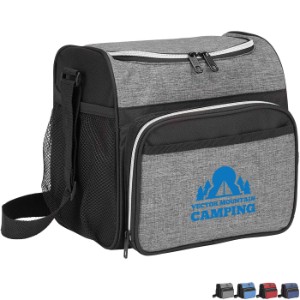 Heather 600D Polyester 12-Can Cooler - SV3127