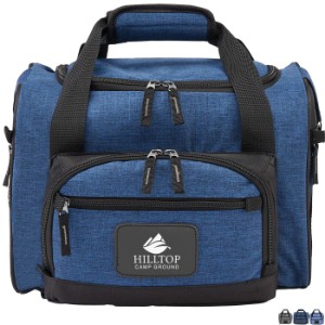 Convertible Heather Polyester 12-Can Duffel Cooler - SV3133
