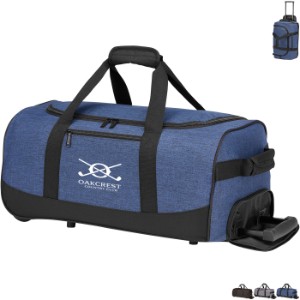Rolling 600D Polyester Carry-On Duffel - SV3139