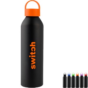 Darcy Aluminum Bottle, 22oz. - Black - HT6424