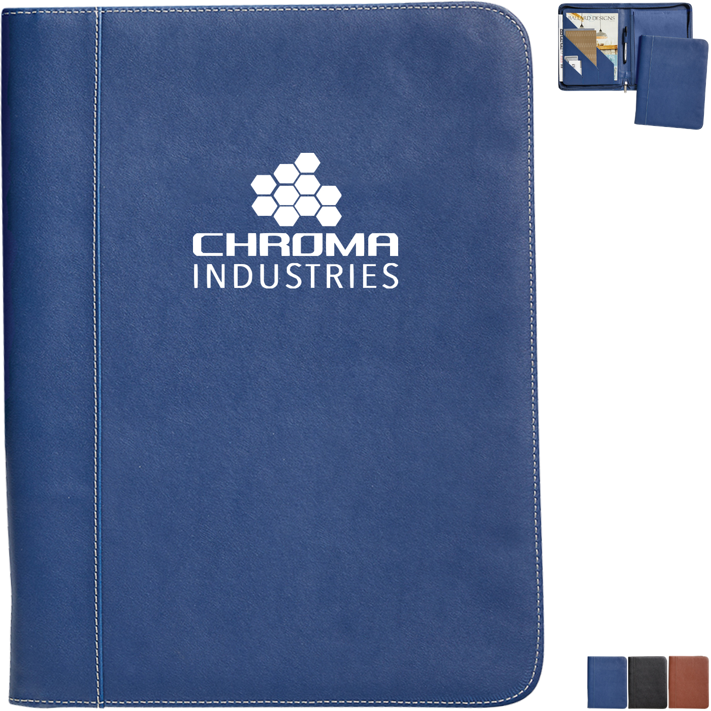 Product Photo 1 Madison Ultra-Hide Zippered Padfolio