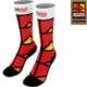 Dye-Sublimated 100% Polyester Socks w/ Tri-Fold Packaging
