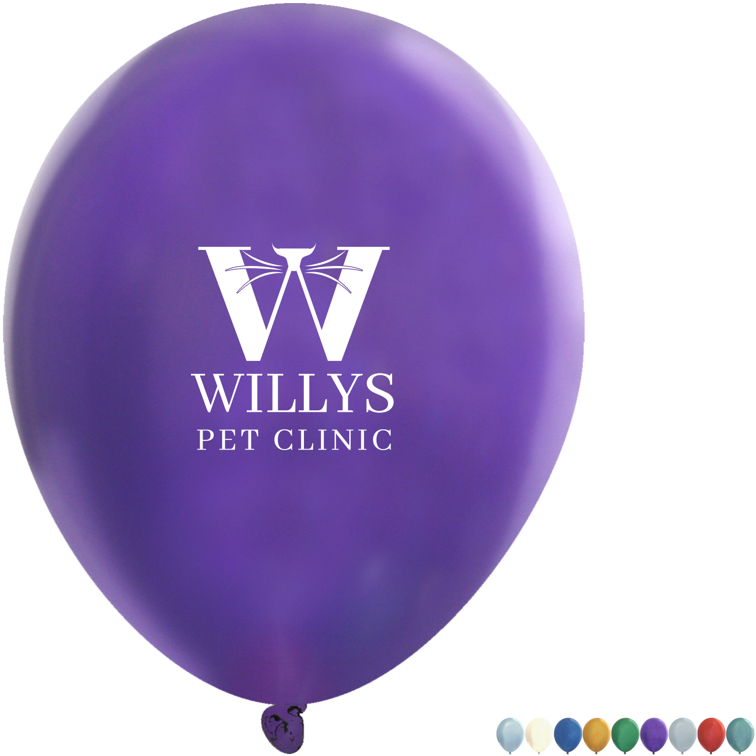 Product Photo 1 USA Metallic Latex Balloon, 11"