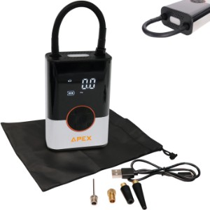 Portable Tire Inflator with Light & Power Bank - JC1565