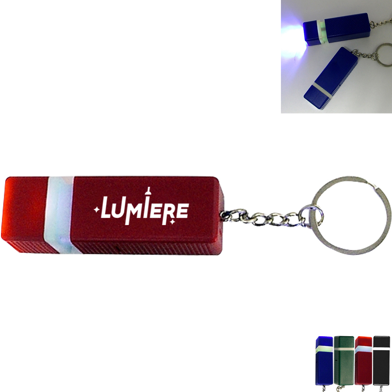 Product Photo 1 Square Shape LED Flashlight Key Chain