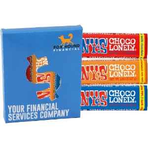 Tony's Chocolonely® Bars in Dollar Sign Window Box - MD9603