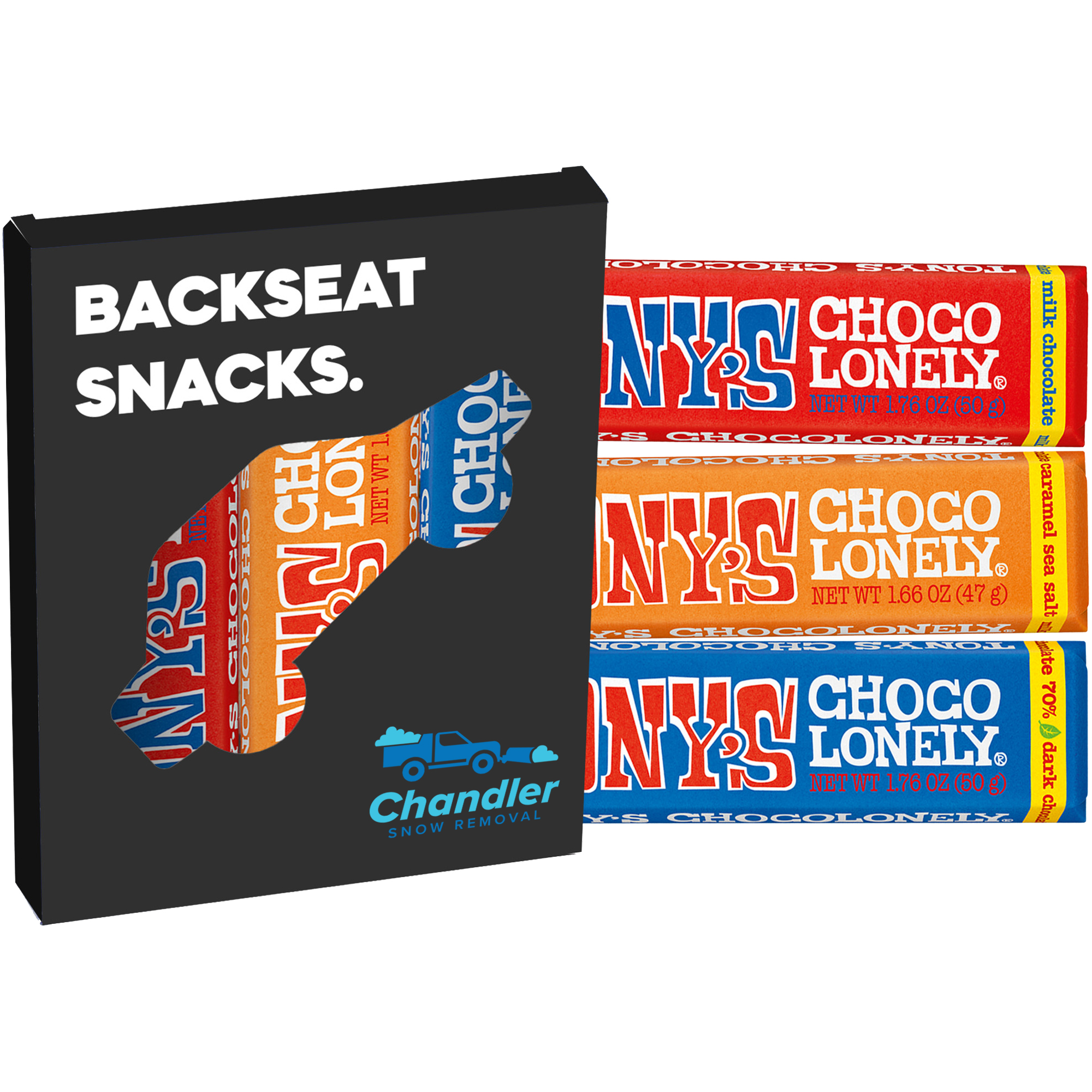 Product Photo 1 Tony's Chocolonely® Bars in Car Window Box