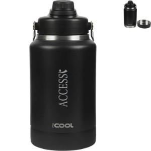 iCOOL® Mariposa Double Wall Stainless Steel Jug w/ Bowl, 64oz. - LG1630