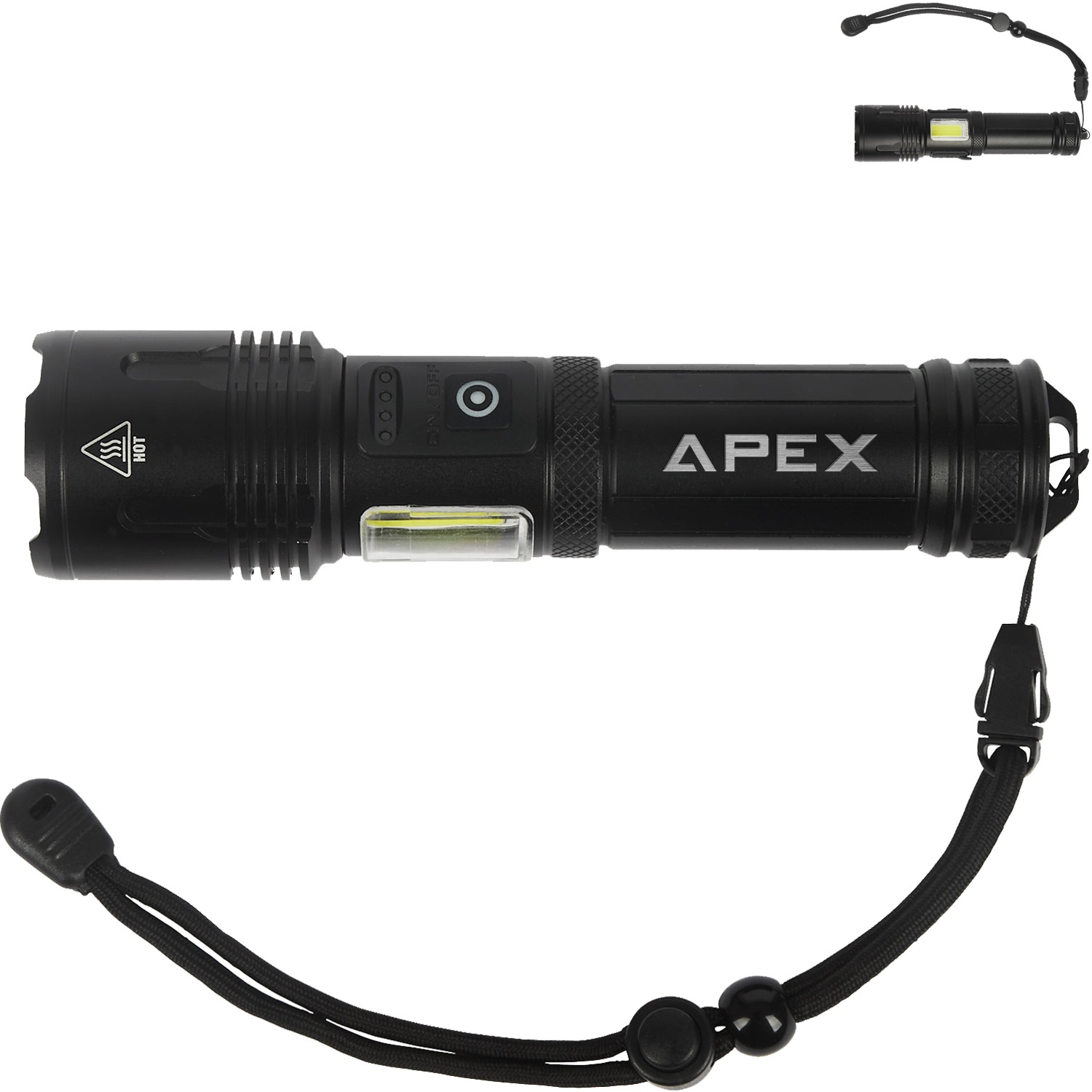 Product Photo 1 iCOOL® Longmont Rechargeable 1000-Lumen Aluminum Tactical Flashlight