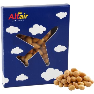 Honey Roasted Peanuts in Plane Window Box - MD9621