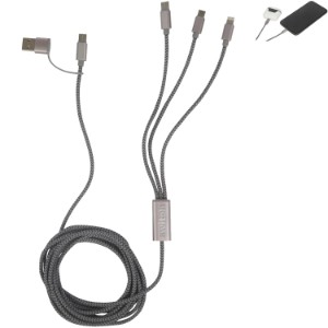 Virgo 9' rPET 5-in-1 Charging Cable - LG1620