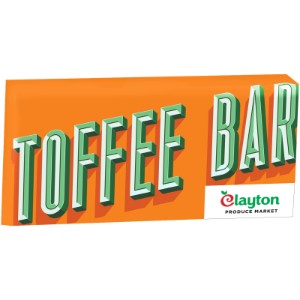 Milk Choco Toffee Bar in Envelope Wrapper, 1 oz. - MD9637