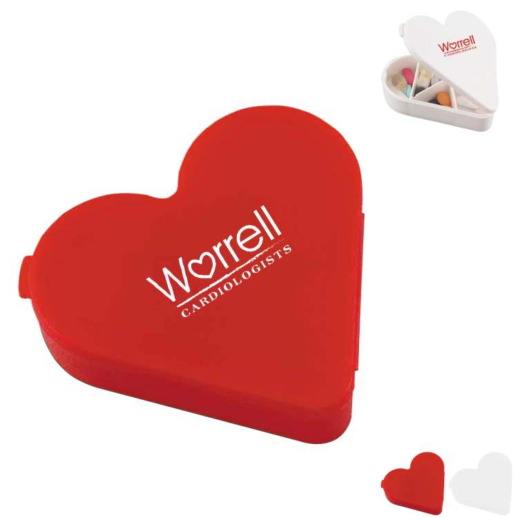 Product Photo 1 Heart Pill Box, Seven Compartment