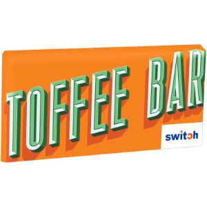 Milk Choco Toffee Bar in Envelope Wrapper, 3.5 oz. - MD9645