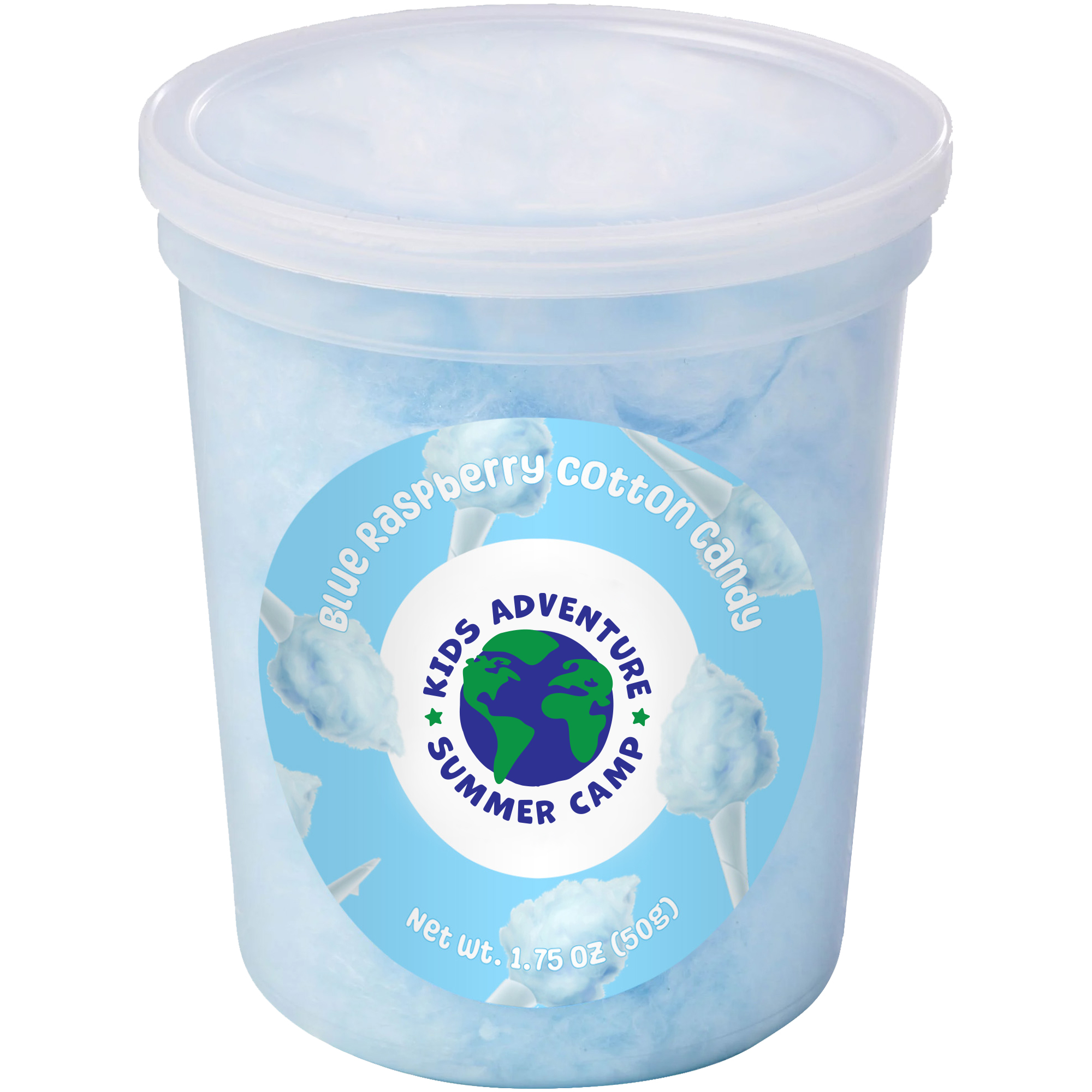 Product Photo 1 Blue Raspberry Cotton Candy Tub