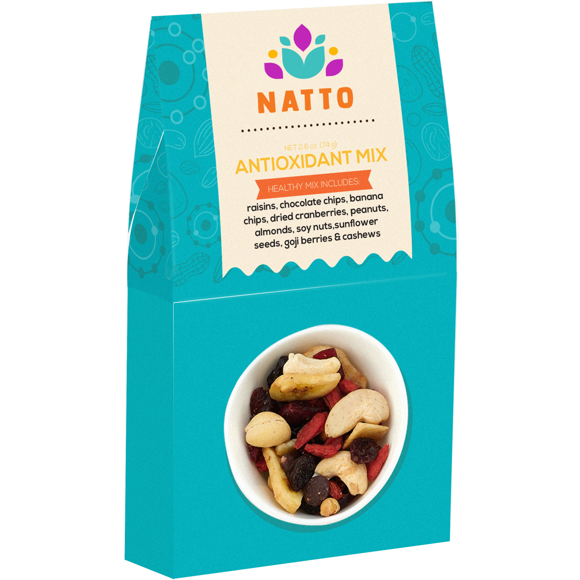 Product Photo 1 Antioxidant Mix Health & Wellness Gable Box, 2.5 oz.